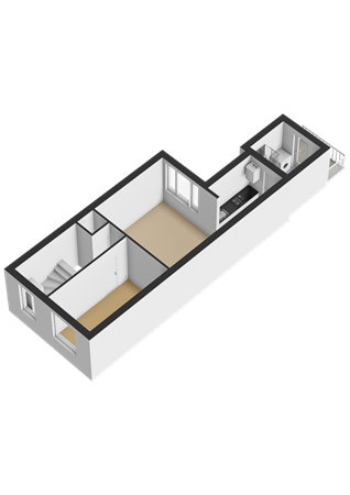 Floorplan - Ampèrestraat 5BS, 3553 CH Utrecht